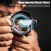 79mm Handheld Subtle Kaleidoscope Prism Semicircular Glass Filter Special Effects