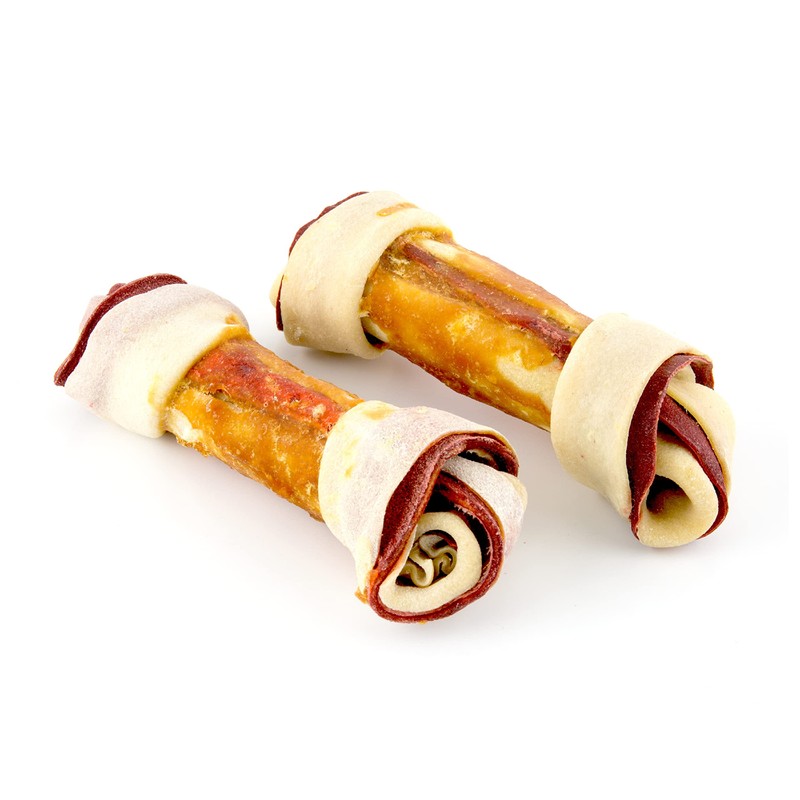 Good ’N’ Fun Triple Flavor Chews, Rawhide Treats For Dogs,