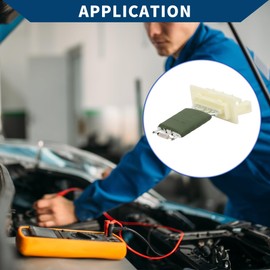 Hihaha No.6001547488 HVAC Blower Motor Resistor for Dacia Duster 2010-2017 / Inner Heater Blower Resistor/Durable / 1 Pcs