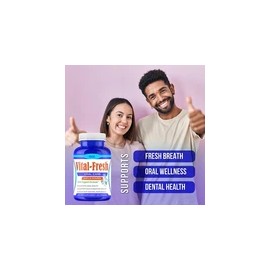 Oral Probiotics for Teeth & Gums – Advanced Bad Breath Support – 60 Capsules for Fresh Breath, Healthy Mouth Flora, and Stronger Dental & Gum Health