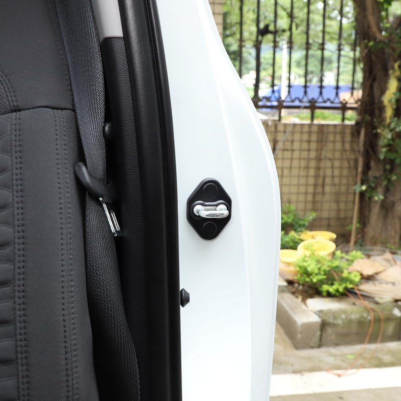 LLKUANG Car Door Lock Latches Cover Protector Compatible with Toyota