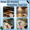 Heavy Duty Oven Cleaner Brush Set, Oven Cleaning Accessories Tools,