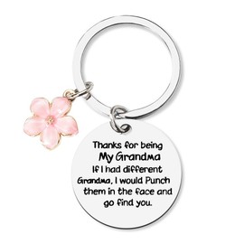 Nana Grandma Mothers Day Gifts From Grandchildren to Grandma Grandmother Birthday Gifts for Nana Retirement for Women Thank You Appreciation Gift Keychain Funny Grandma Gift Ideas