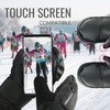 devembr Ski Mittens with Wrist Guards, Snowboarding Mittens Touchscreen, Snow