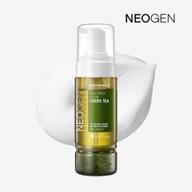 Neogen 네오젠 리얼 프레쉬 폼 그린티 160g (리얼녹차/버블폼) Neogen Real Fresh Foam Green Tea 160g (Real Green Tea/Bubble Foam)