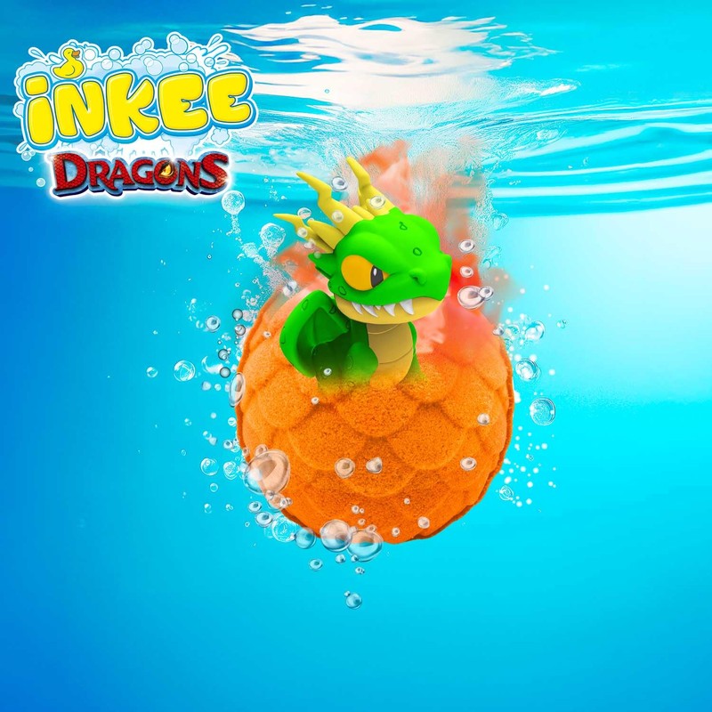 INKEE Surprise Dragons – Bomba da bagno per bambini con