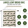 Beeswax Bread Bags for Homemade Sourdough, Sourdough Bread Bag with