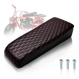 JMCHstore Upgraded 19'' Seat for Coleman ct200u, Baja DB30 (Blitz, Dirt Bug, Racer) ct200 200cc 196cc Motor 6.5HP Mini bike Trail Powersports Parts (Red Diamond Stitch SEAT)
