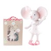 Meiya the mouse squeezing and bite tuft white / pink