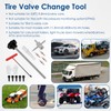 Quick Change Tire Valve Tool Kit, 4-Way Tire Valve Stem