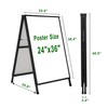 VAIIGO Heavy Duty A-Frame Sidewalk Sign 24 x 36 Inch,