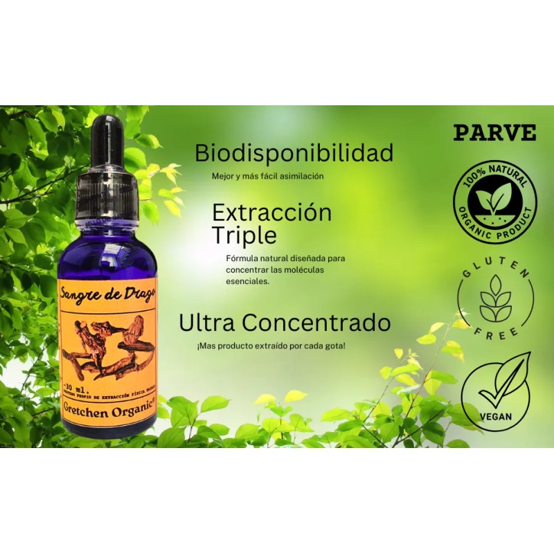 Sangre De Drago, Triple Extracto Orgánico Ultra Concentrado Natural
