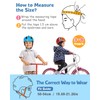 VICTGOAL - Casco de bicicleta para niños pequeños, ligero, 3D,