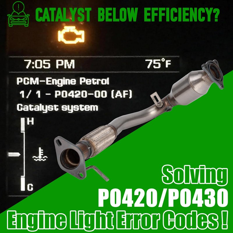 FOMIUZY Front Catalytic Converter Kit Direct-Fit Chevy Equinox GMC Terrain