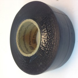 PLYMOUTH RUBBER CO. US MADE VINYL ELECTRICAL BLACK TAPE 1-1/4" x 164 Ft. (1 Roll)