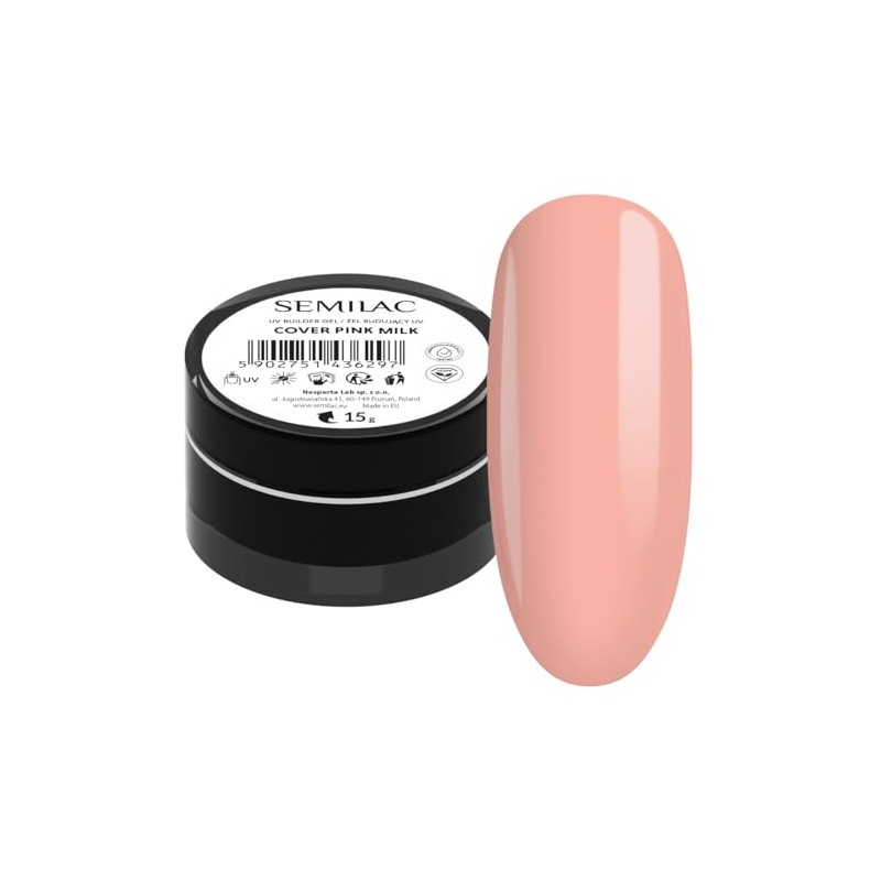 Semilac Gel per unghie dure e resistenti, facile da applicare,