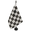 AZ FLAG CHECKERED BLACK AND WHITE TABLE FLAG 5'' x