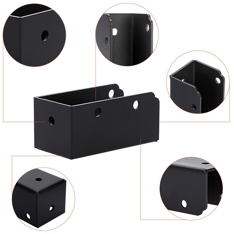 Sumnacon Deck Railing Bracket Connectors 4 pcs Stainless Steel 30°
