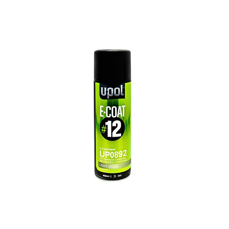 U-POL 0892 Ecoat 12 E-Coat Repair, Light Green, 450 ml