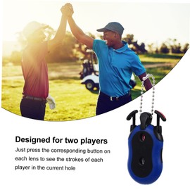 BESPORTBLE Golf Shot Score Counter Mini Tally Keeper Plastic Keychain Ideal for Golfers and Beginners