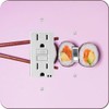 Sushi on Pink -Light Switch Plate Cover - Toggle GFI