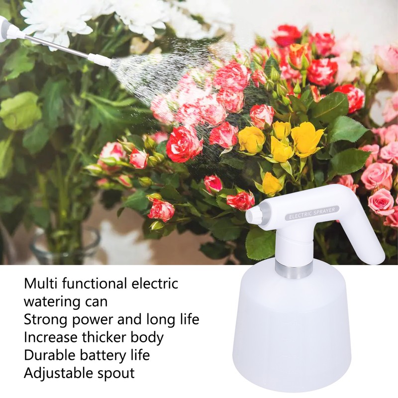 Electric Watering Can Rechargeable Hand Held Automatic Spray Bottle with