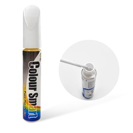 povtii Car Touch Up Paint Fill Paint Pen, Auto Remover Scratch Paint Pen, Quick & Easy Solution to Repair Minor Automotive Scratches Touch Up Paint Pen, Universal Car Accessories (White)