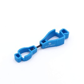 LIFE IS SIMPLE Tarp Clip Glove Clip | Glove Holder for Fire Brigade | Glove Holder Police | Glove Clip for Work Gloves, DIY Store, Garden