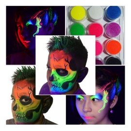 Alfa Bodypaint Profesional/caracterización/pintacaritas Neón 12pz