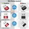 AUEDROT Mouse Jiggler Undetectable Metal USB Mouse Mover with Switch