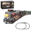 Electric Train Toy with Smokes,Lights and Sound,Train Set for Under