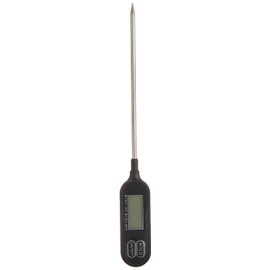 Pearl Metal D-6476 HAKARI Digital Thermometer, Black