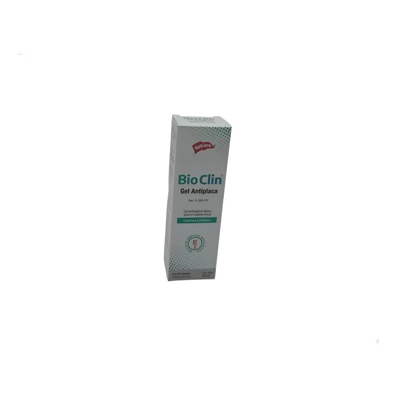 Holliday Gel Antiplaca Bioclin Perros Gatos 20ml Sin Sabor Con