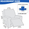 MAXIJIN Waterproof Recliner Covers for Large Recliner 3 Pieces Oversized