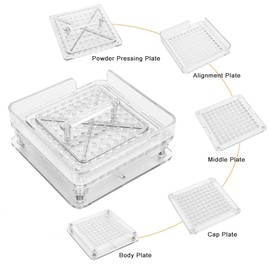Kapselfüller, Leere Kapsel Platten 100 Löcher Manuelle Vitamine Pulver Drücken Platte Kapseln Füllwerkzeug
