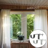 HAIKING Curtain Rod Bracket, 4 PCS Adjustable Curtain Rod Holders