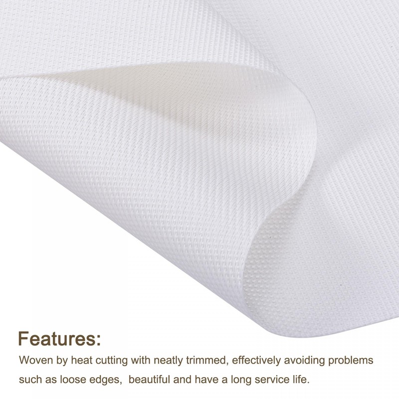 sourcing map Placemats Set of 6, Washable Woven Place Mats