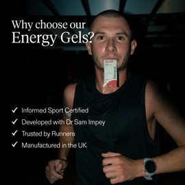 Puresport Fast-Release DualCarb Energy Gels, Berry, 6 Pack