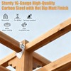 Hurricane Ties for Rafter 24 Pack 16-Gauge Hurricane Straps Brackets
