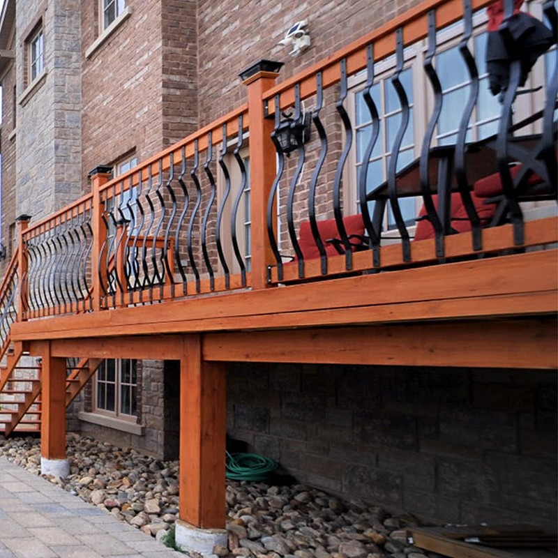 HZIU 51 Pack Deck Balusters 29.5 Inches Metal Deck Spindles