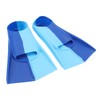 2pcs Swim Fins 2 Colour Blue Silicone Anti Slip Swimming