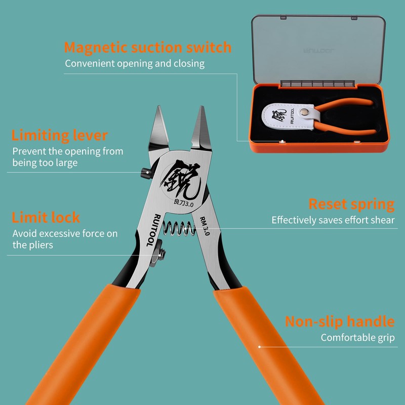 RUITOOL Model Nippers, Model Tools for Advancers to Repair and