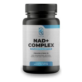 Suplemento NAD Complejo Antiedad Naima Plus 50 Cápsulas Resveratrol                                                                                   