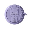 360 Rotation Metal Ultra-Thin Cute Cat Cell Phone Ring Buckle