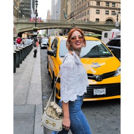 GUVIVI Trendy Oval Sunglasses for Women Retro Vintage 90s Sunnies for Small Face Narrow Round Shades Cat Eye