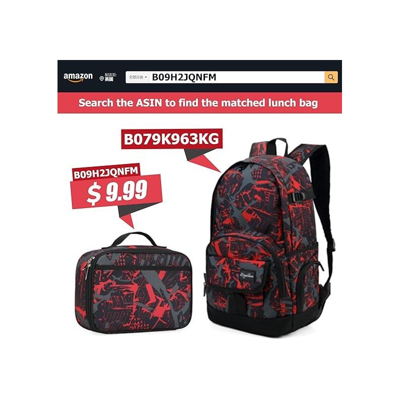 School Backpack Travel Bag for Men & Women Lightweight College