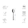 Teaspoon Small 12 Pieces Espresso Coffee Spoons Flatware Set Stainless
