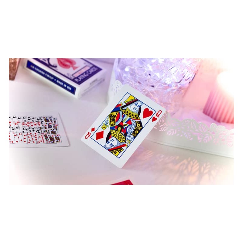 MJM Bicycle Ultimate Lefty Deck Red (Gimmicks and Online Instructions)