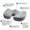 Relaxso Coccyx Orthopeadic Memory Foam Seat Cushion
