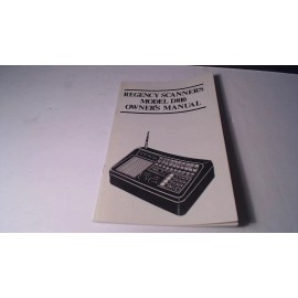 Regency RARE Regency D810 SCANNERS Original operating Manual